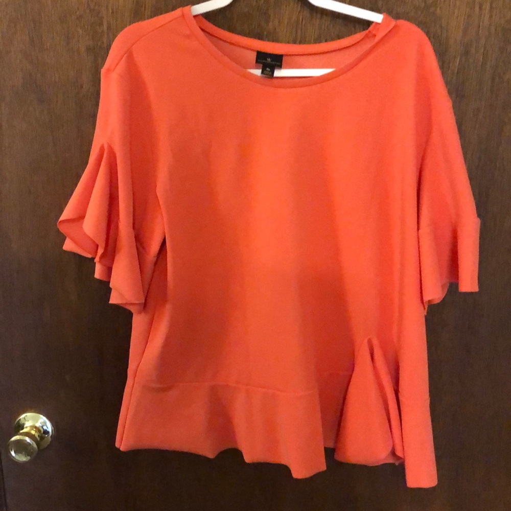 Coral blouse
